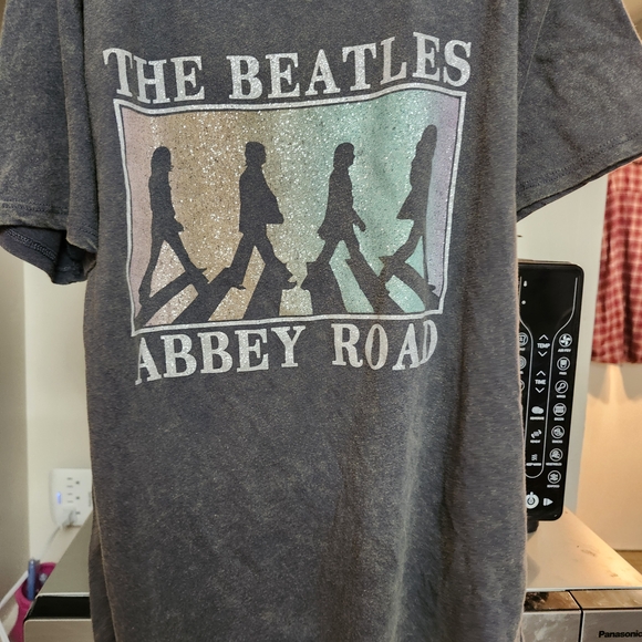 The Beatles Tops - Hybrid Apparel The Beatles Abbey Road Tee - Gray